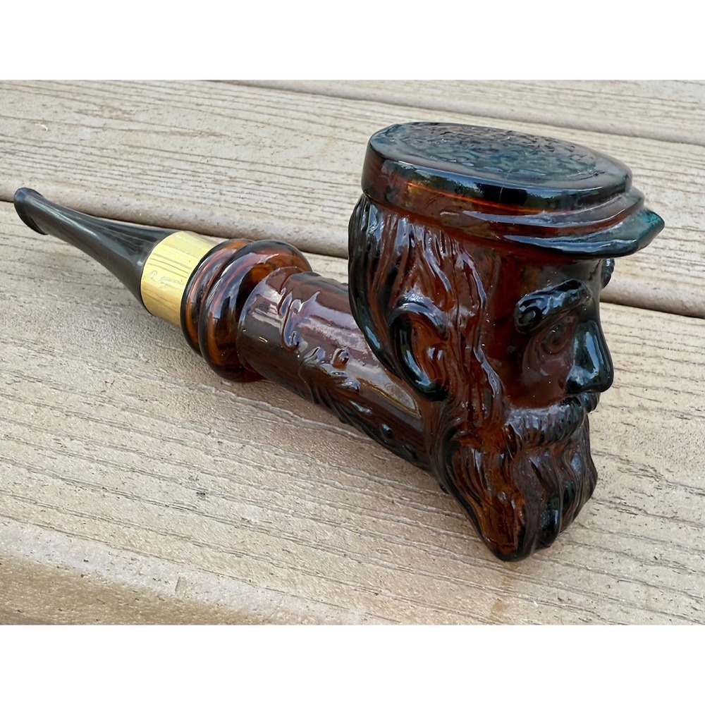 Vintage Avon Deep Woods After Shave Decanter Pipe Bottle